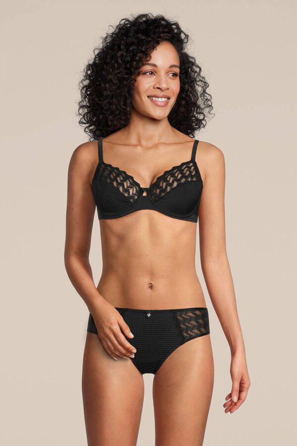 Sassa Mode slip Beautiful Classic zwart