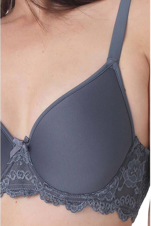 Sassa Mode voorgevormde beugelbh Classic Lace grijsblauw - Foto 2