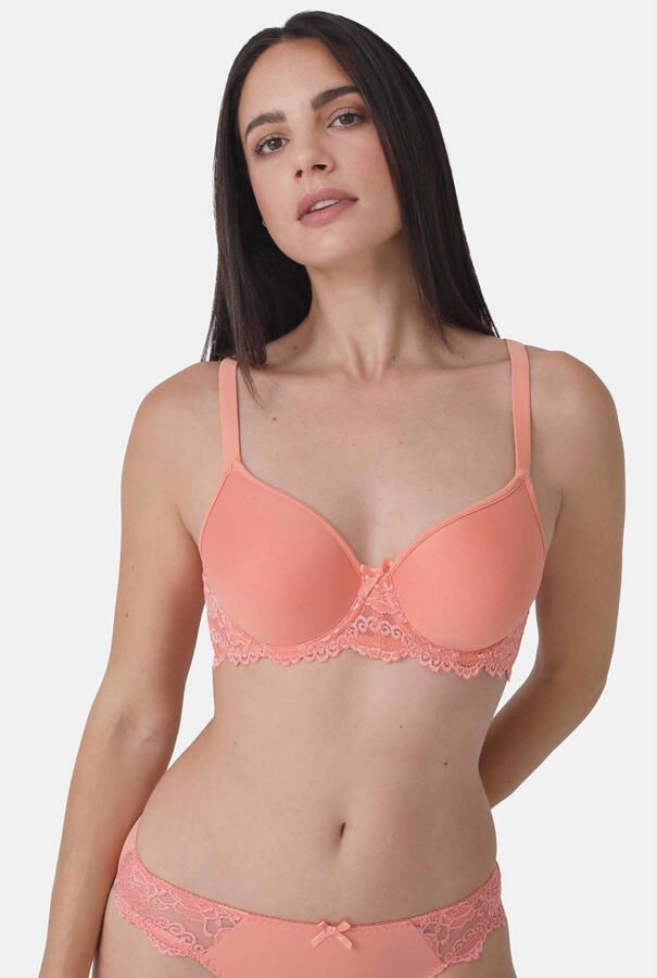 Sassa Mode voorgevormde beugelbh Classic Lace zalmroze - Foto 2