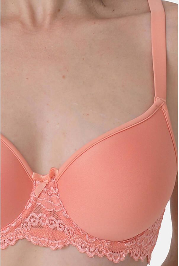 Sassa Mode voorgevormde beugelbh Classic Lace zalmroze - Foto 3