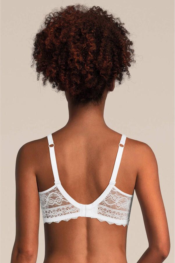 Sassa Mode voorgevormde beugelbh Fancy Lace wit - Foto 1