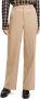 SCOTCH & SODA Dames Broeken Edie High Rise Wide-leg Trousers In Structured Quality Beige - Thumbnail 2