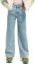 Scotch & Soda Blauwe Wide Jeans The Wave High Rise Super Wide Jeans Sweet Thing - Thumbnail 2