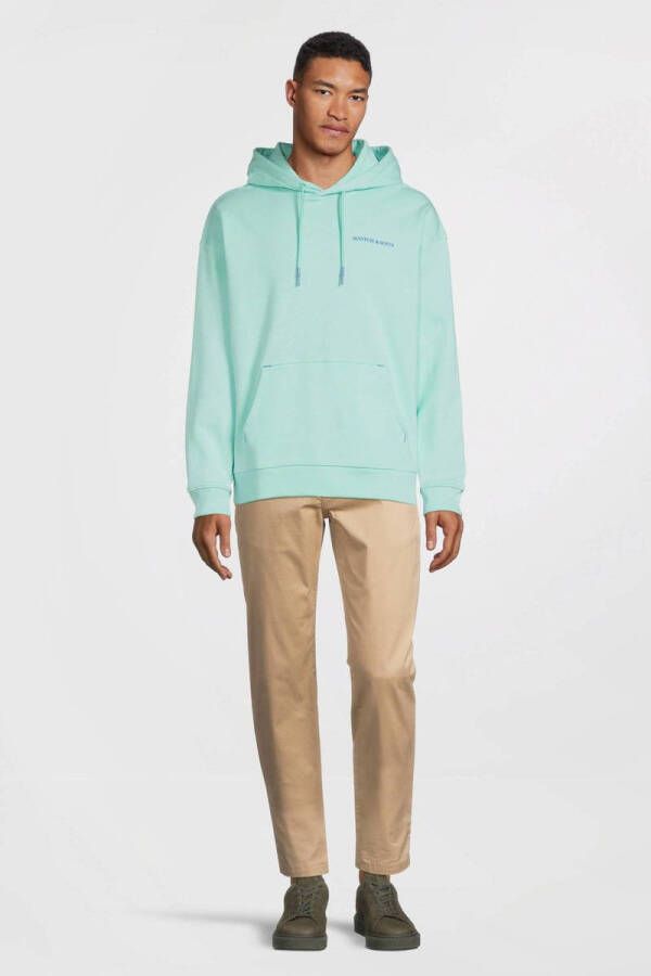 Scotch & Soda Hoodie Unisex hoodie in Organic cotton met klein logoborduursel op borsthoogte