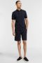 Scotch & Soda Donkerblauwe Casual Overhemd Printed Pique Polo In Organic Cotton - Thumbnail 2