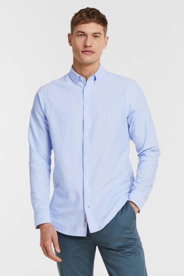 Scotch & Soda regular fit overhemd met biologisch katoen blue