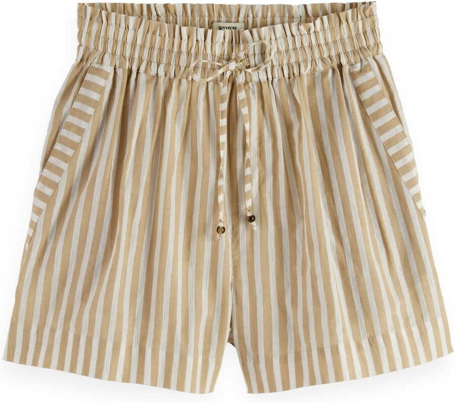 Scotch & Soda Relaxed fit korte broek met smokdetails - Foto 2