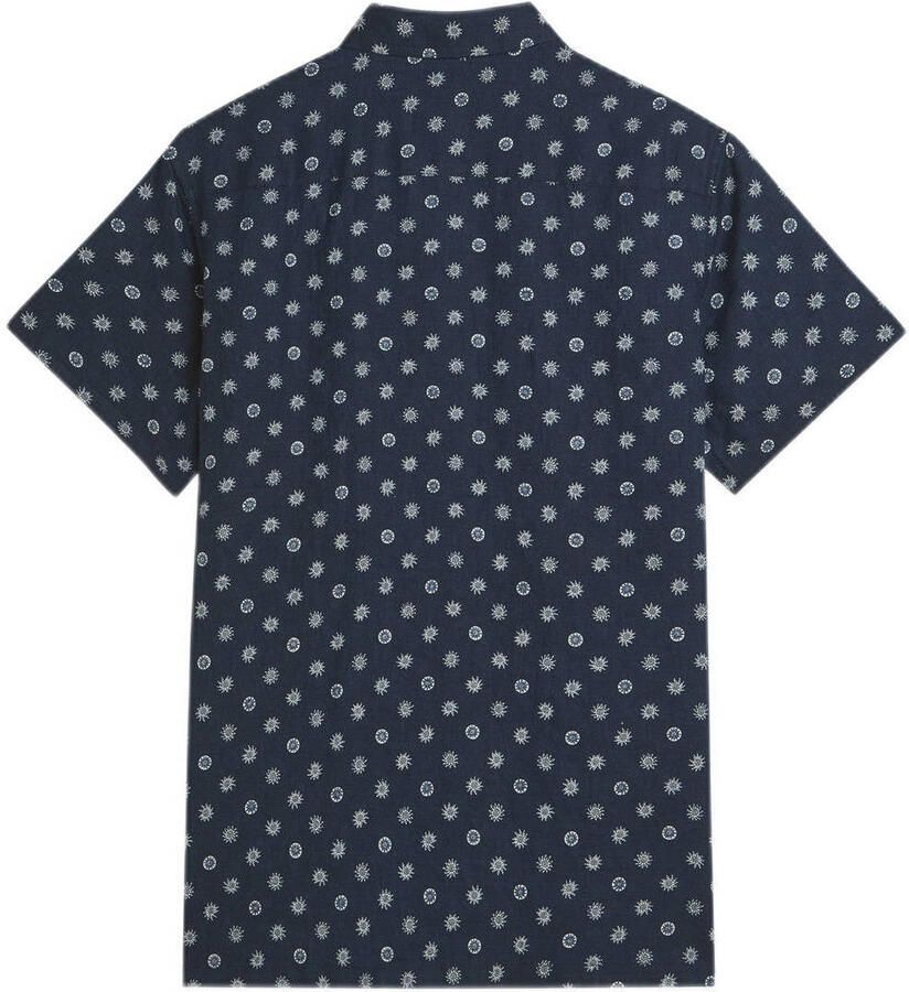Scotch & Soda regular fit linnen overhemd met borstzak