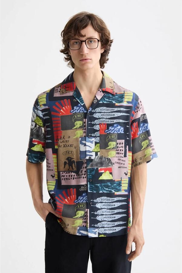 Scotch & Soda Vrijetijdsoverhemd met knoopsluiting - Foto 3