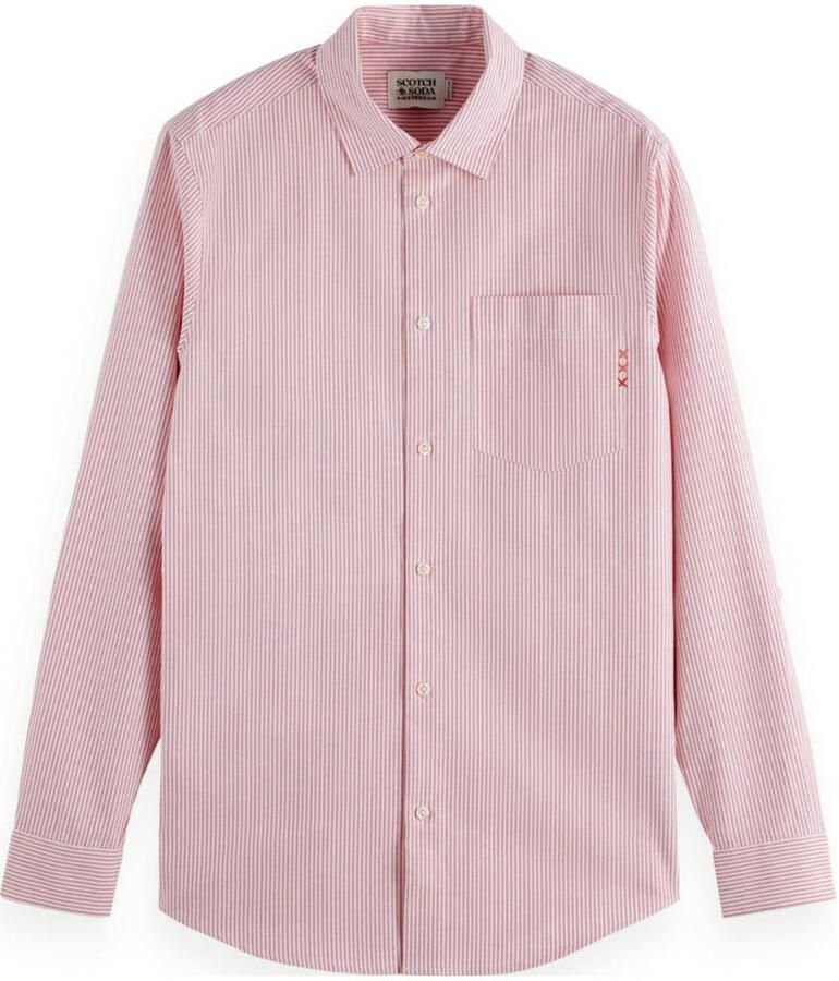 Scotch & Soda Regular fit vrijetijdsoverhemd met borstzak - Foto 2