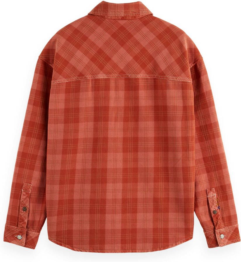 Scotch & Soda denim overshirt rood - Foto 2