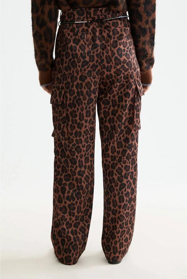 Scotch & Soda denim tapered high waist broek bruin - Foto 2