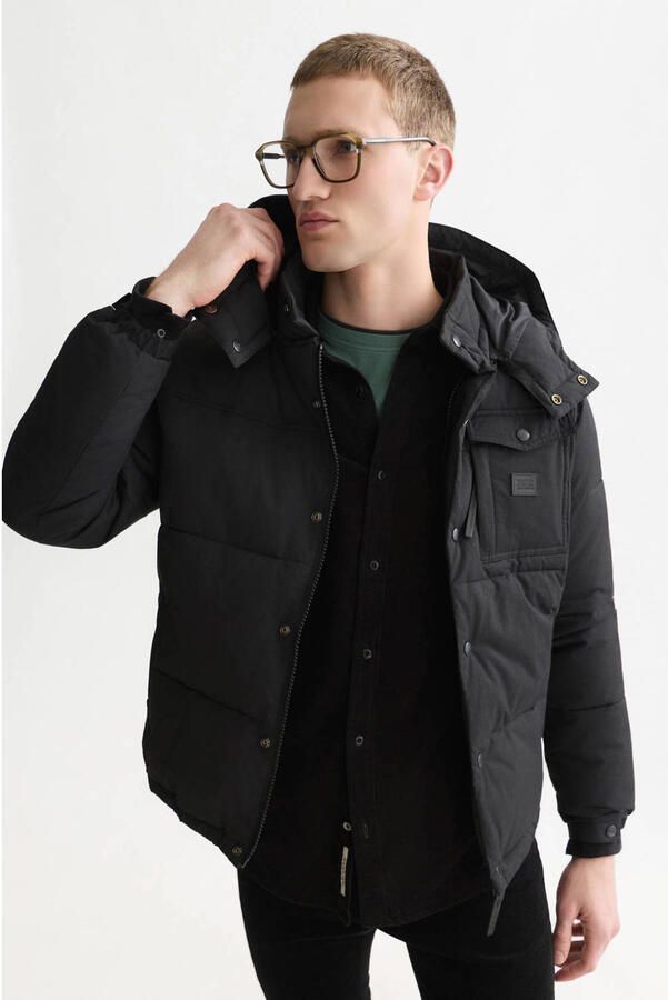 Scotch & Soda Regular fit jack met katoenanteil in stiksels - Foto 3
