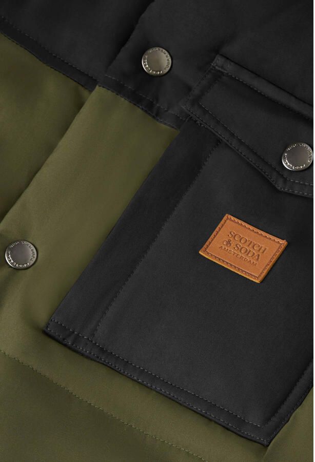 Scotch & Soda Regular fit jack met katoenanteil in stiksels - Foto 2