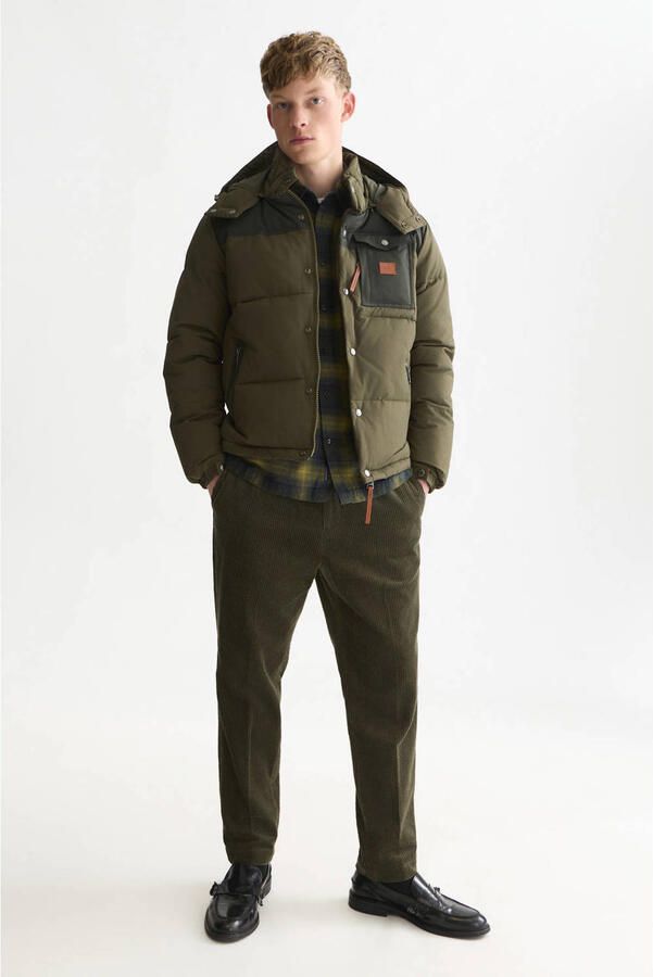 Scotch & Soda Regular fit jack met katoenanteil in stiksels - Foto 3