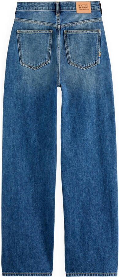 Scotch & Soda high waist straight leg jeans medium blue denim - Foto 3