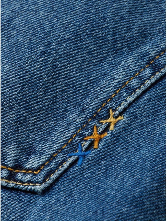 Scotch & Soda high waist straight leg jeans medium blue denim