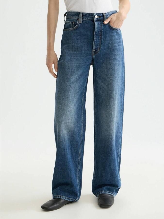 Scotch & Soda high waist straight leg jeans medium blue denim - Foto 2