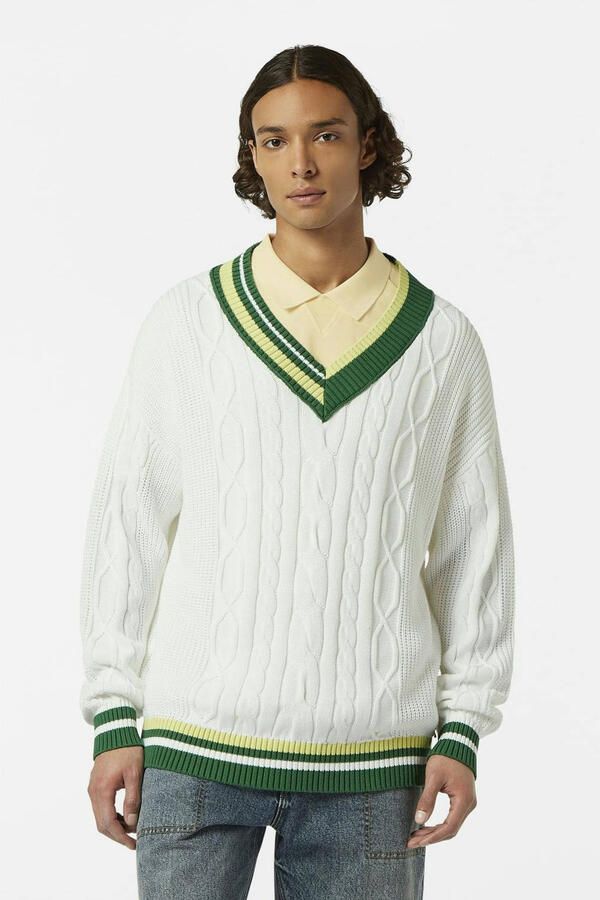 Scotch & Soda kabeltrui wit - Foto 3