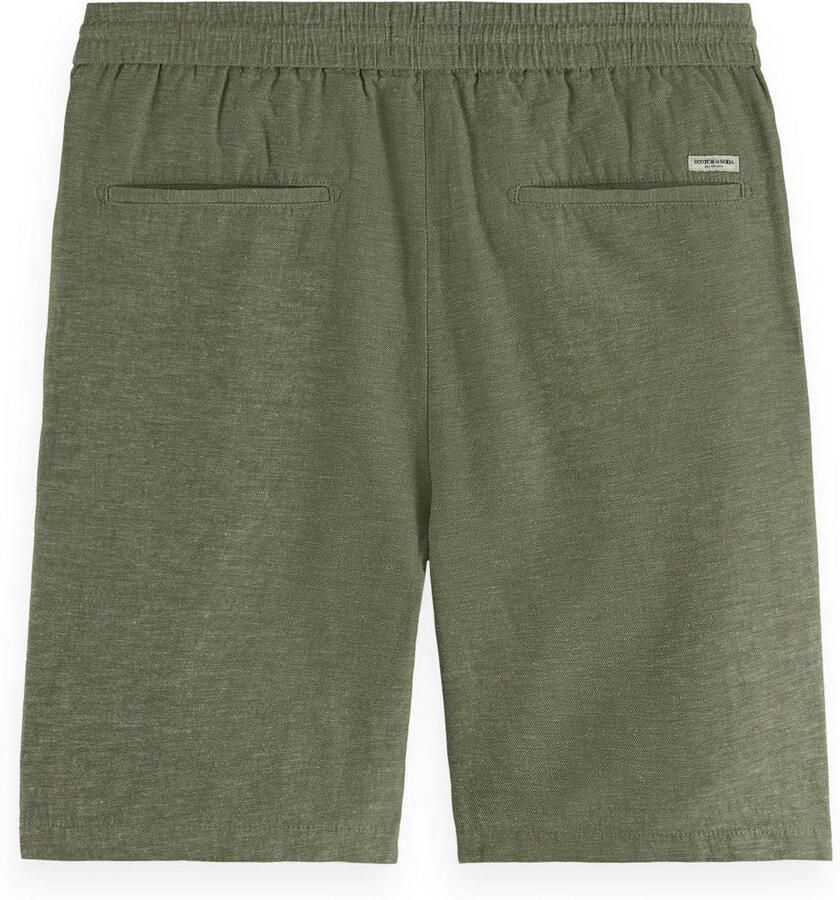 Scotch & Soda Korte regular fit broek met achterzakken model 'Seasonal core'