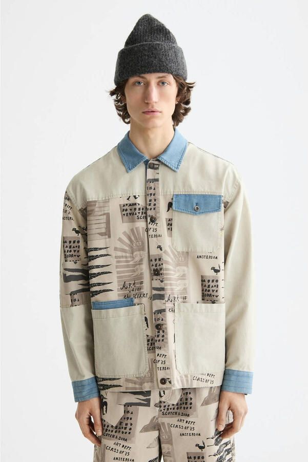 Scotch & Soda overshirt beige