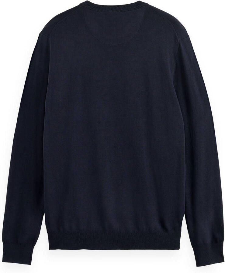 SCOTCH & SODA Heren Truien & Vesten Viscose Pullover Crewneck Donkerblauw - Foto 3