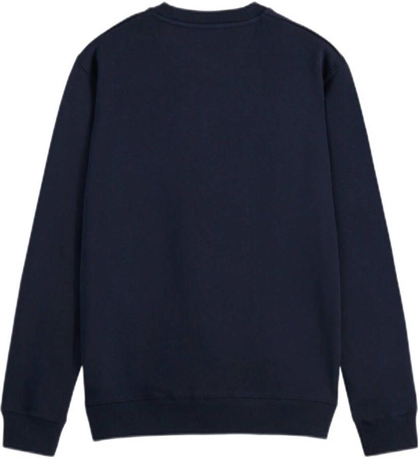 SCOTCH & SODA Heren Truien & Vesten Core Logo Sweatshirt Donkerblauw - Foto 4