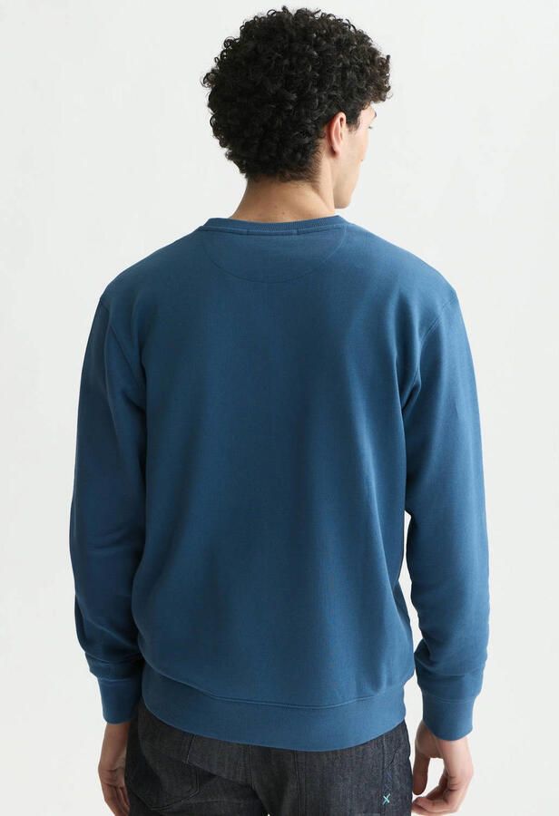 Scotch & Soda regular fit sweater met print blauw - Foto 2