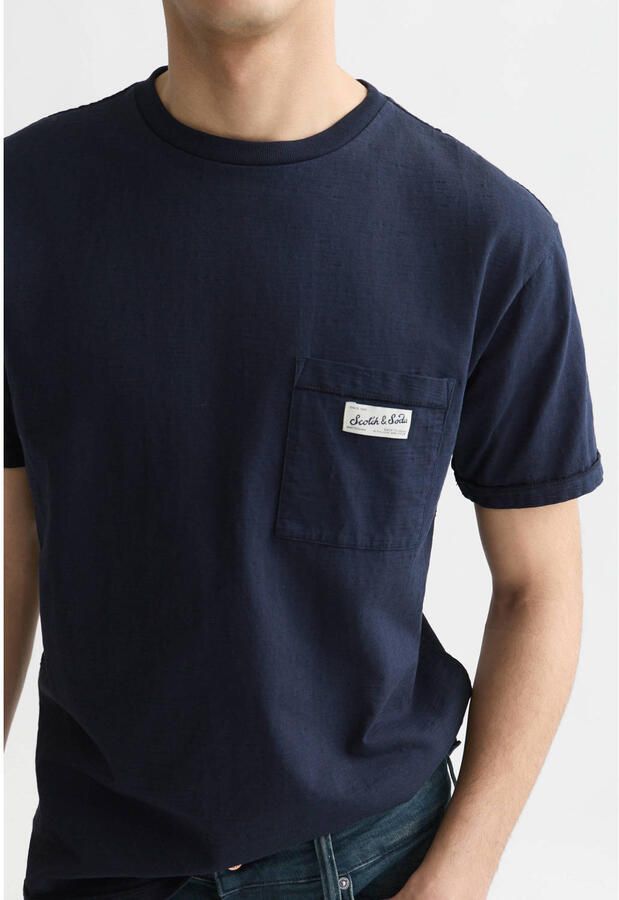 Scotch & Soda regular fit T-shirt donkerblauw - Foto 2