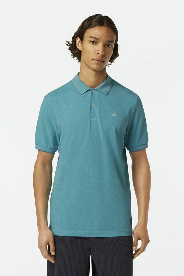 Scotch & Soda T-shirt Scotch & Soda Melange Polo Turqoise - Foto 2