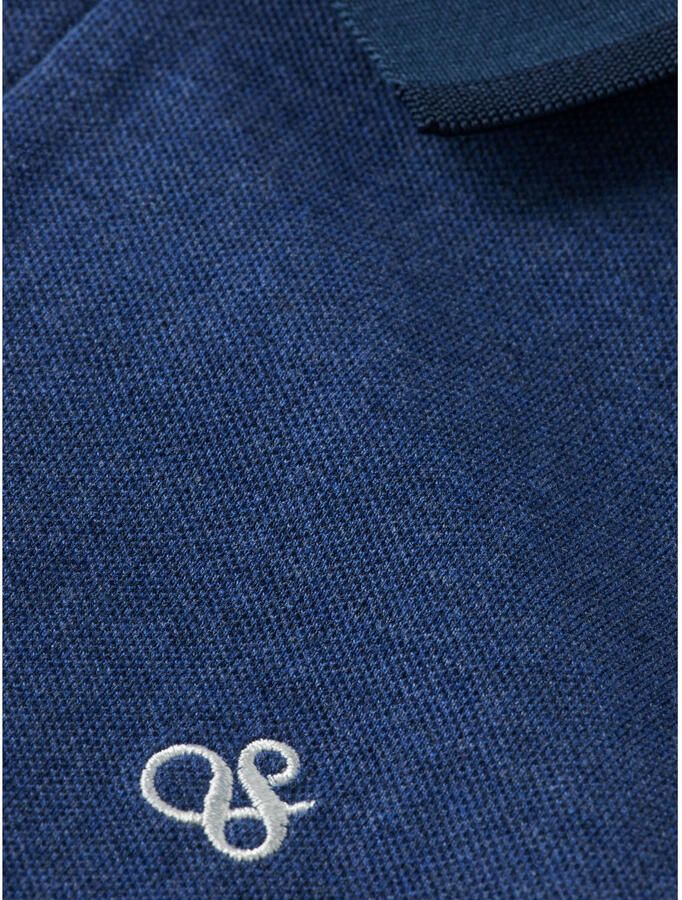 Scotch & Soda T-shirt Scotch & Soda Melange Polo Donkerblauw - Foto 2