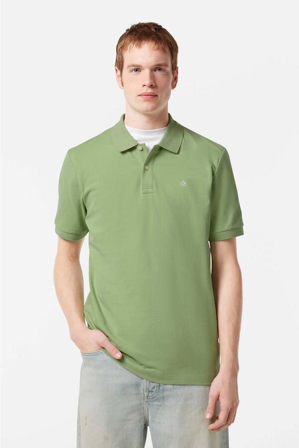 Scotch & Soda T-shirt Scotch & Soda Core Piqué Polo Groen - Foto 3
