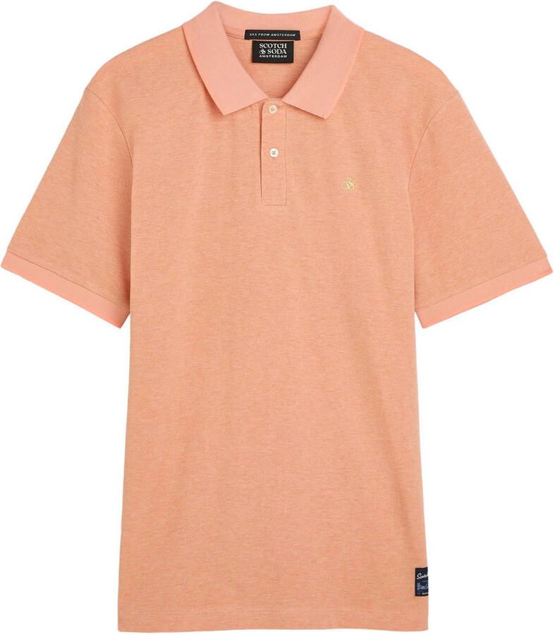 Scotch & Soda regular polo zalm