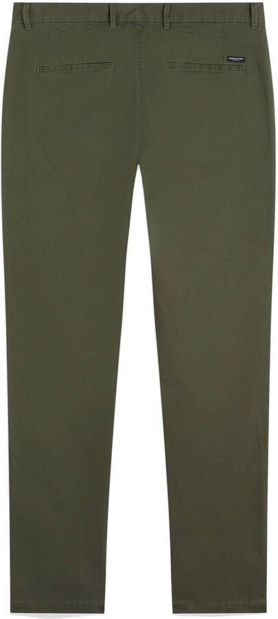 Scotch & Soda Broek Scotch & Soda Chino Stuart Olijfgroen
