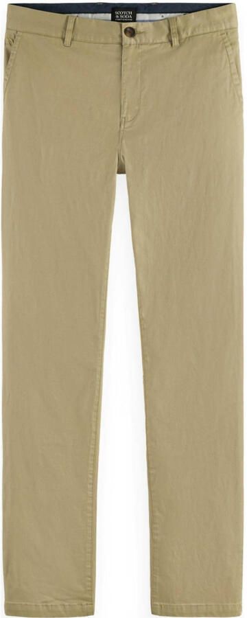SCOTCH & SODA Heren Broeken Stuart Stretch Cotton Chino Zand - Foto 2