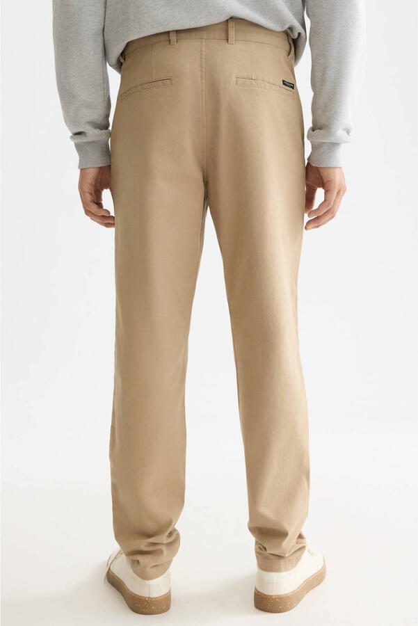 SCOTCH & SODA Heren Broeken Stuart Stretch Cotton Chino Zand - Foto 3