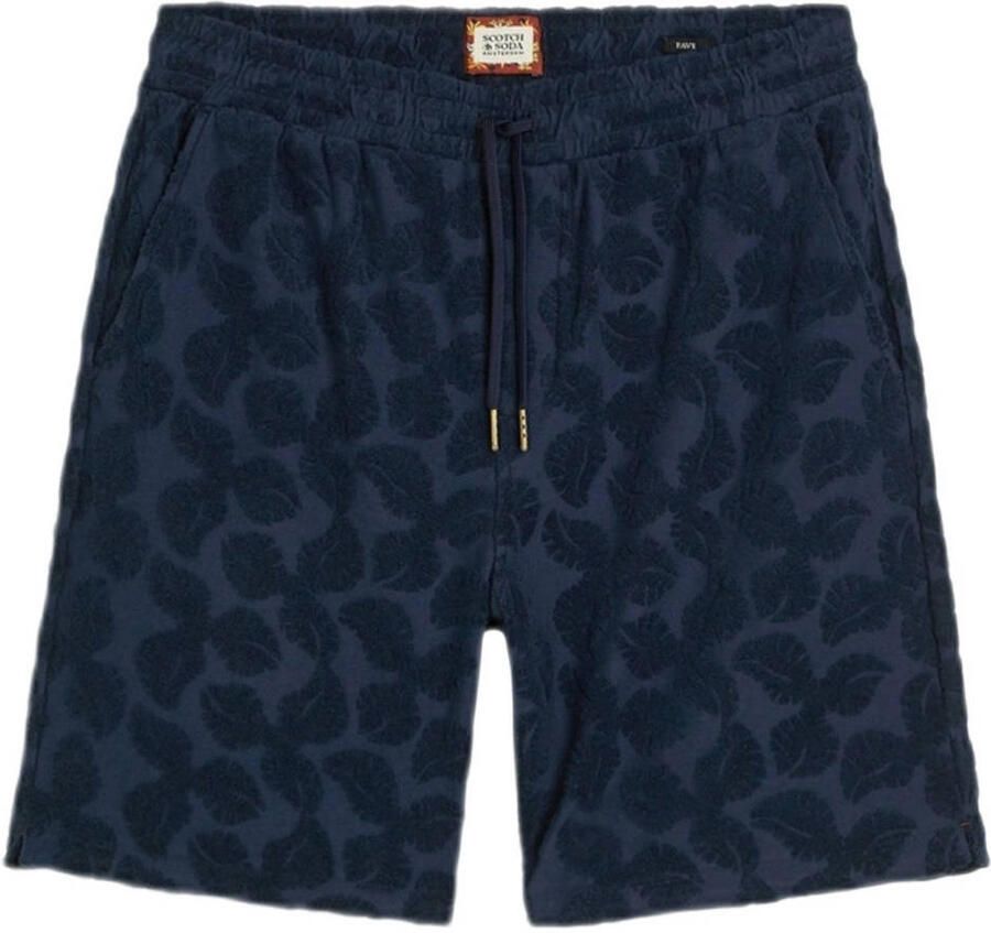 Scotch & Soda relaxed fit short van badstof met achterzak