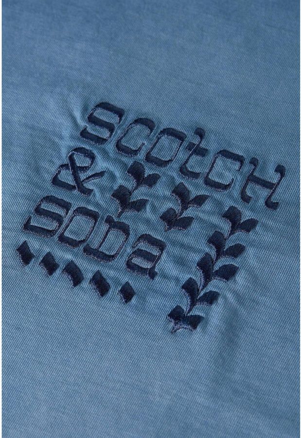 Scotch & Soda relaxed T-shirt blauw - Foto 2