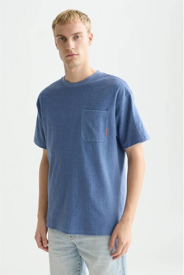 Scotch & Soda relaxed T-shirt blauw