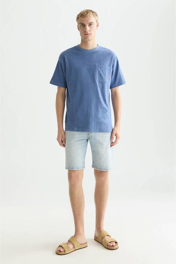 Scotch & Soda relaxed T-shirt blauw - Foto 2