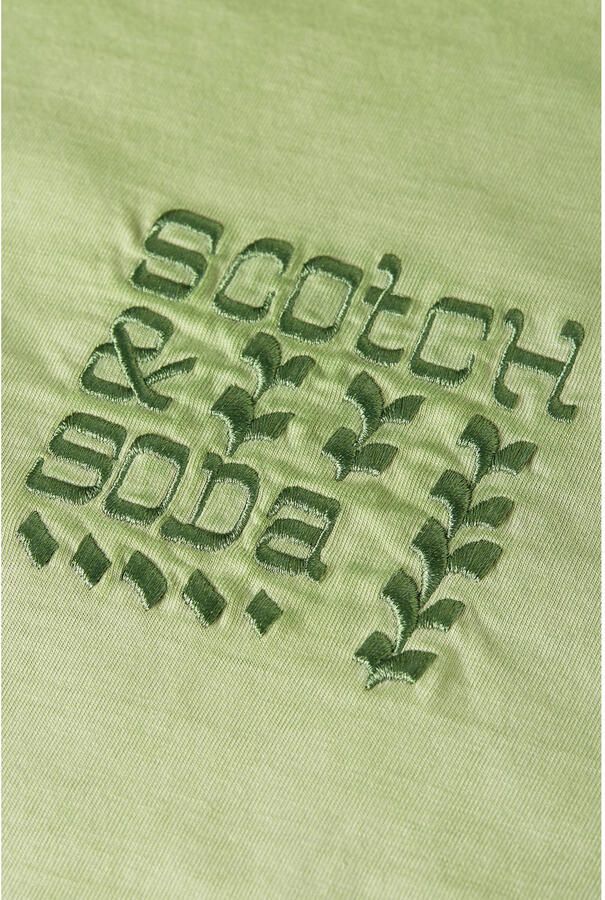 Scotch & Soda T-shirt Korte Mouw Scotch & Soda T-Shirt Groen