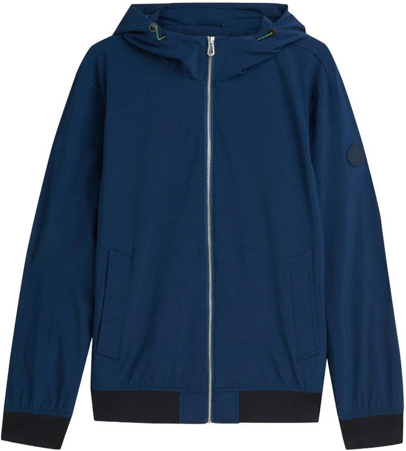 Scotch & Soda softshell jas donkerblauw