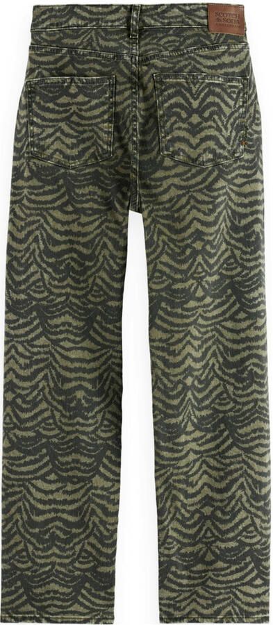 Scotch & Soda straight leg jeans donkergroen - Foto 3