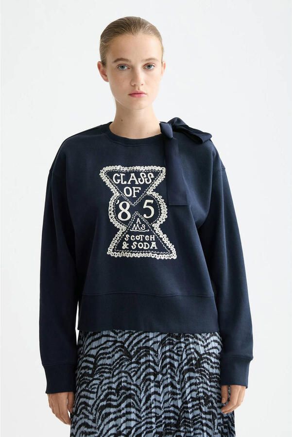 Scotch & Soda sweater donkerblauw - Foto 1