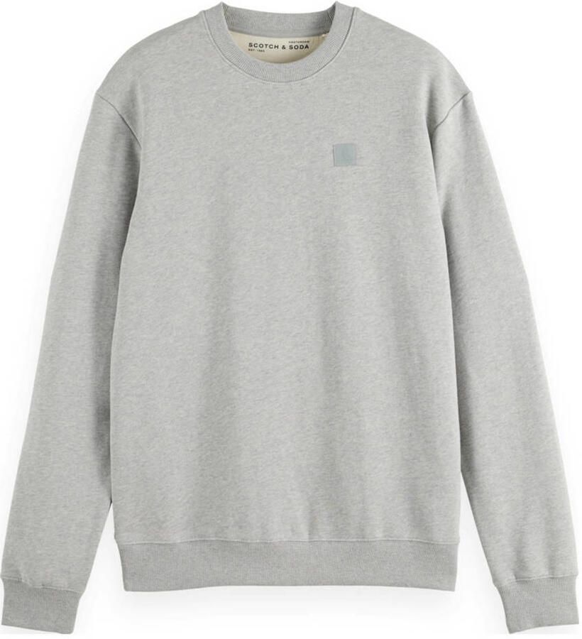 Scotch & Soda Logo Sweatshirt Upgrade Stijlvol Grijs Katoen Gray Heren - Foto 6