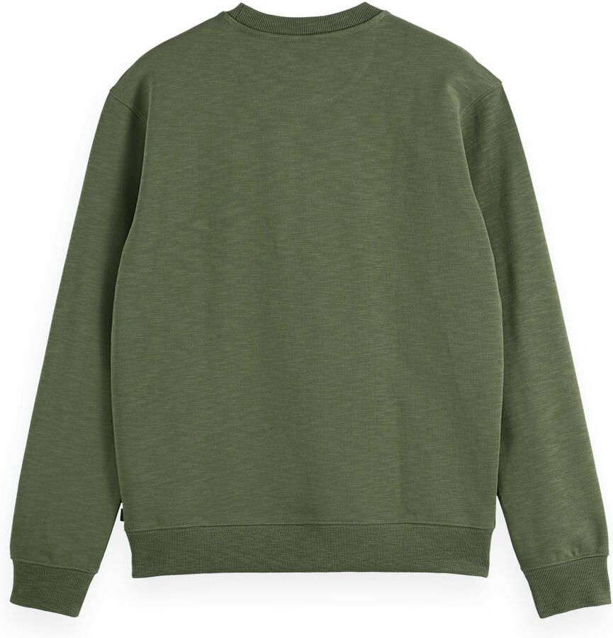 Scotch & Soda Sweater Scotch & Soda Sweater Logo Olijfgroen
