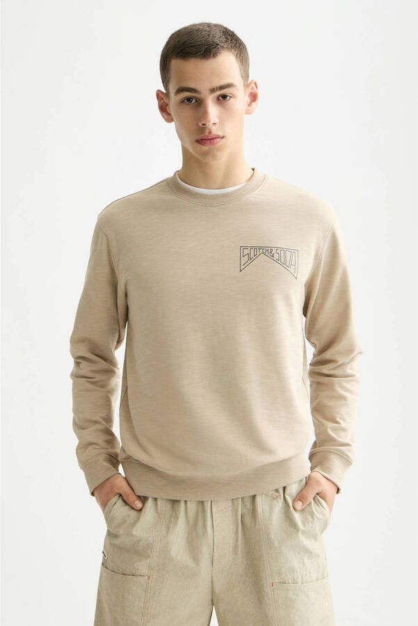 Scotch & Soda Sweater Scotch & Soda Sweater Logo Beige - Foto 3