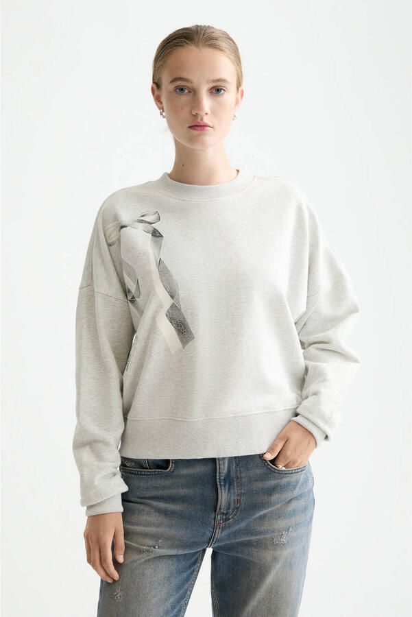 Scotch & Soda Sweatshirt met motiefprint - Foto 2