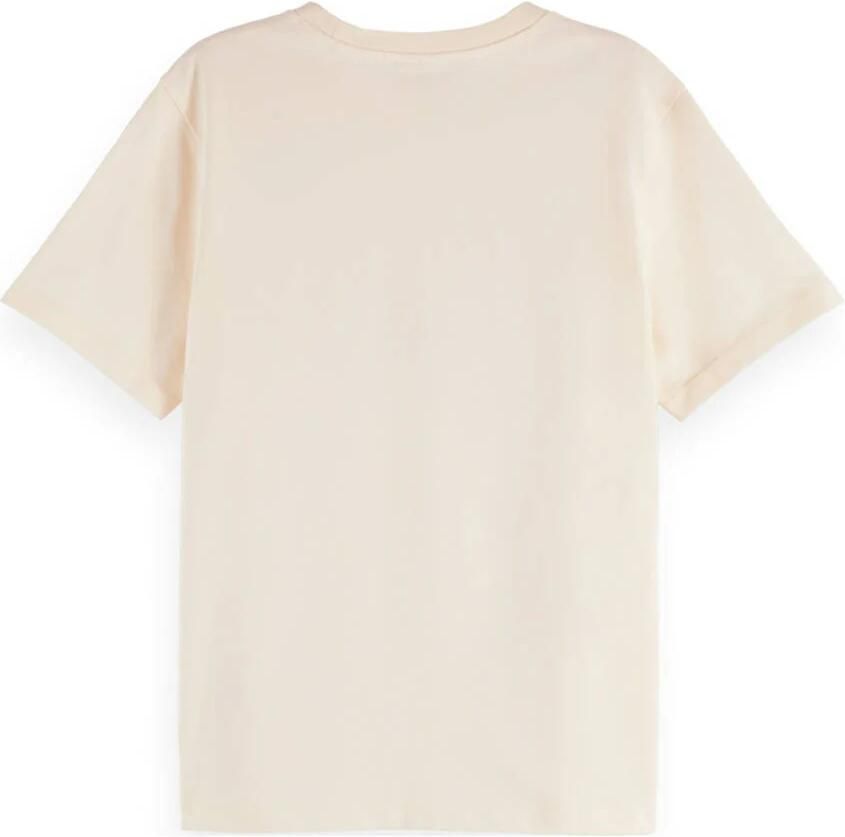 Scotch & Soda Regular fit T-shirt van puur biologisch katoen met logoprint