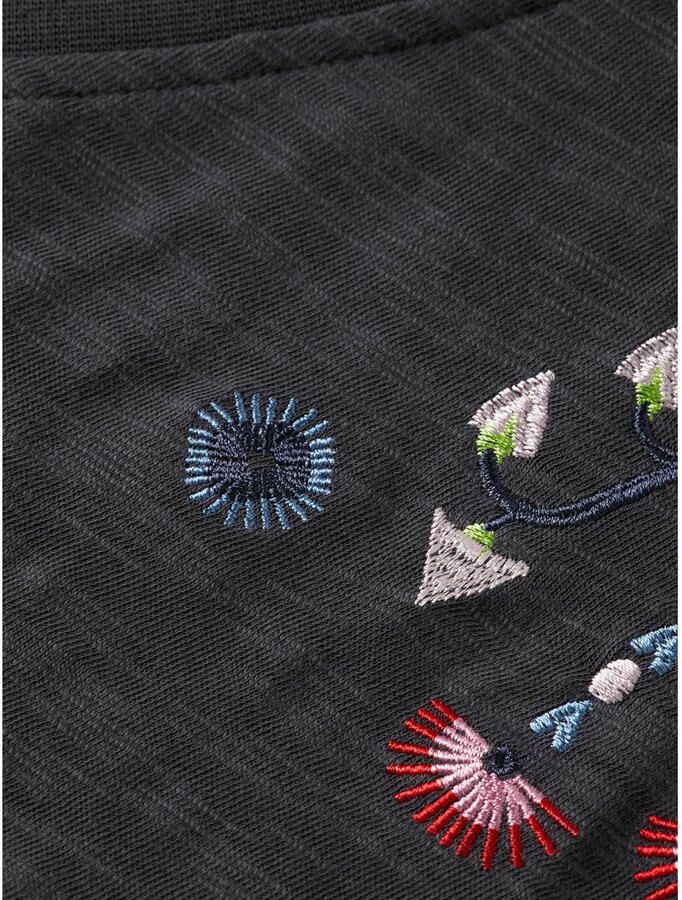 Scotch & Soda Embroidered V-neck Shirt Dames - Foto 3